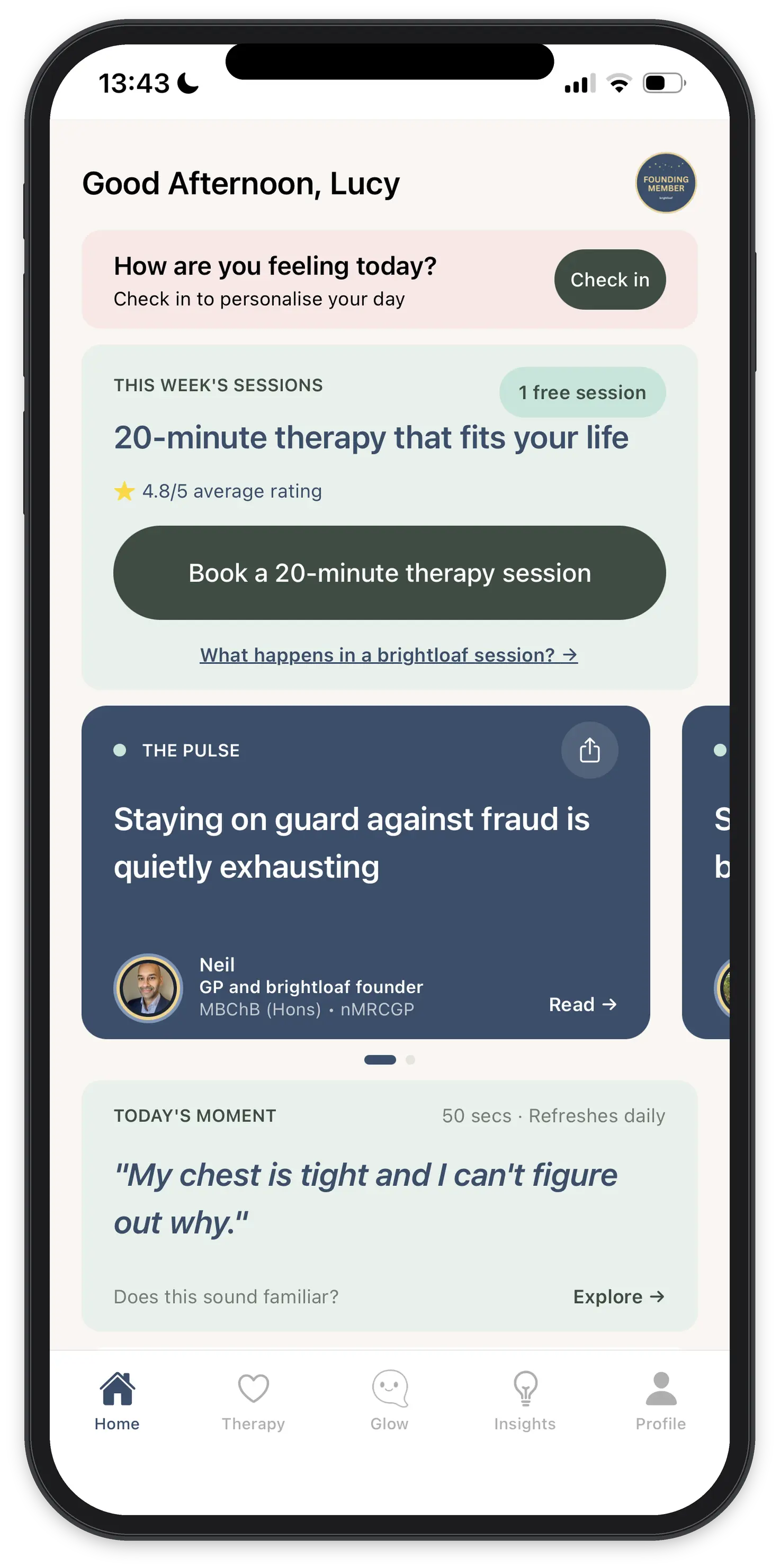 brightloaf app screenshot